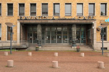 Helsinki şehrinin mimarisi.