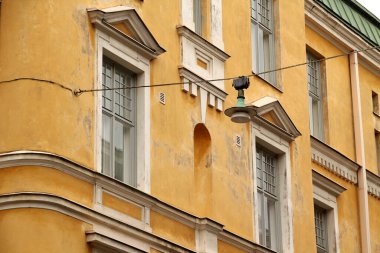 Helsinki şehrinin mimarisi.