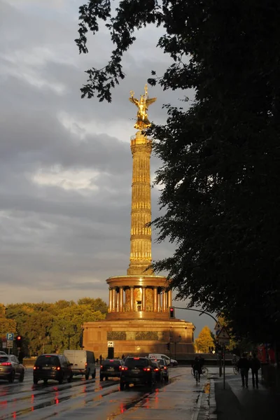 Coluna Vitória Charlottenburg Berlim — Fotografia de Stock