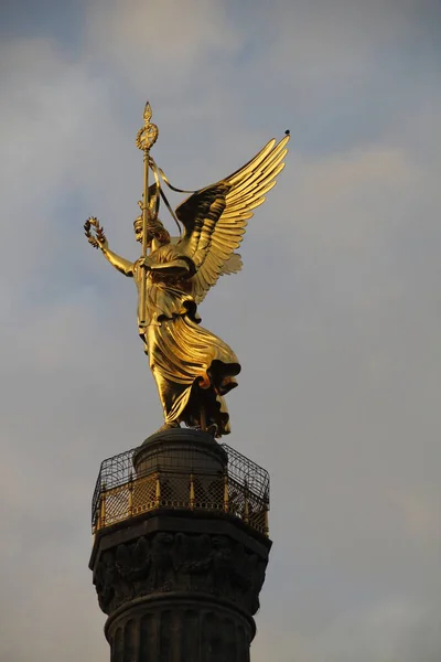 Kolumna Zwycięstwa Charlottenburgu Berlin — Zdjęcie stockowe