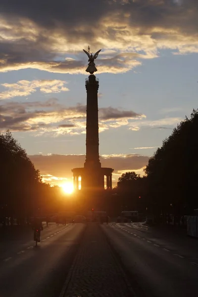 Zafer Sütunu Charlottenburg Berlin — Stok fotoğraf