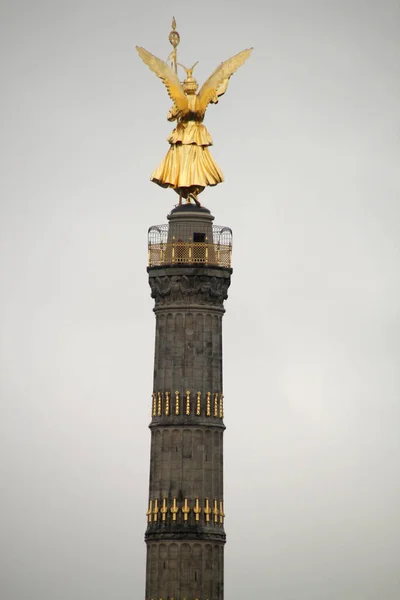 Στήλη Νίκης Στο Charlottenburg Βερολίνο — Φωτογραφία Αρχείου