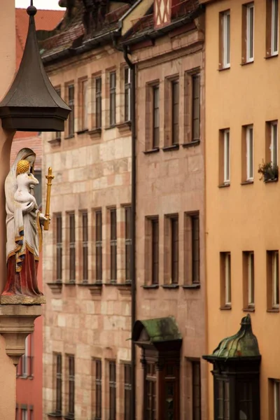 Patrimonio Arquitectónico Del Casco Antiguo Nuremberg —  Fotos de Stock