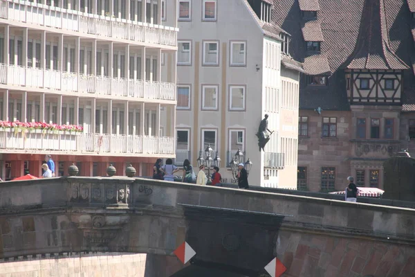 Arkitektoniskt Arv Från Den Gamla Staden Nürnberg — Stockfoto