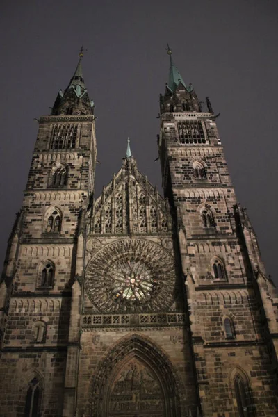 Patrimonio Arquitectónico Del Casco Antiguo Nuremberg — Foto de Stock