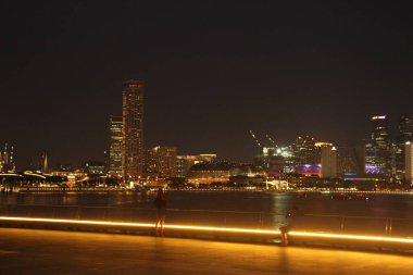 Singapur 'da şehir manzarası