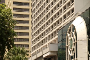 Singapur 'da şehir manzarası