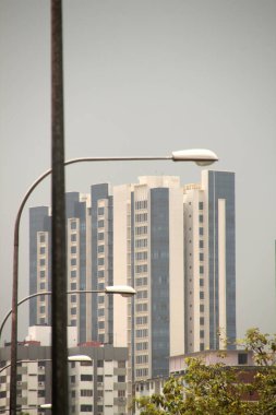 Singapur şehir merkezi manzarası