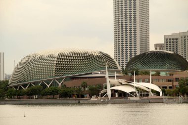 Singapur 'da şehir manzarası