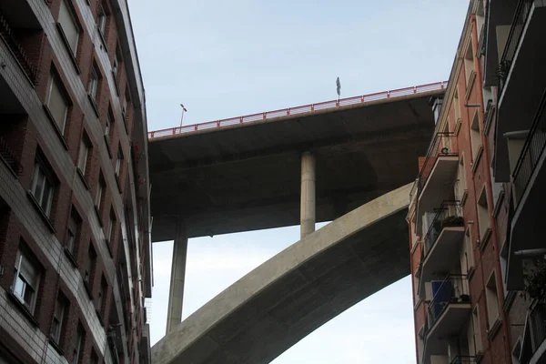 Ponte Sull Estuario Bilbao — Foto Stock