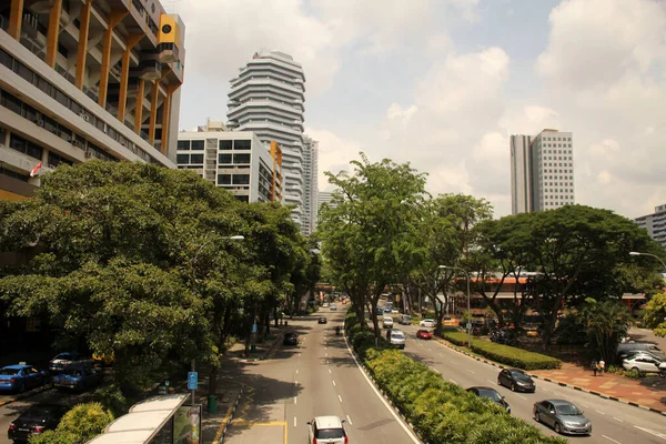 Utsikt Över Centrala Singapore — Stockfoto