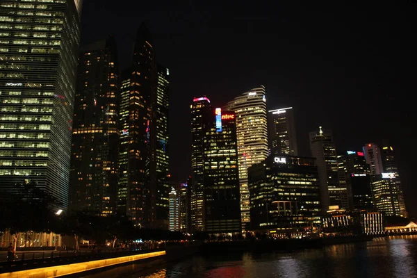 Άποψη Του Κέντρου Της Σιγκαπούρης — Φωτογραφία Αρχείου
