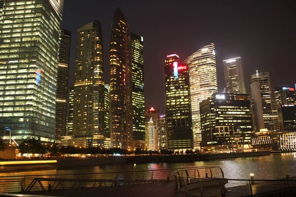 Vista Del Centro Singapur — Foto de Stock