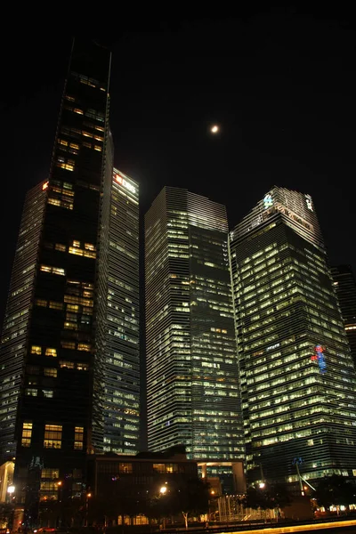 Utsikt Över Centrala Singapore — Stockfoto