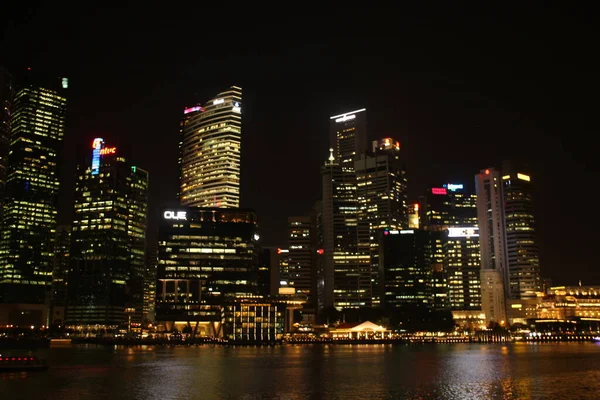 Uitzicht Het Centrum Van Singapore — Stockfoto