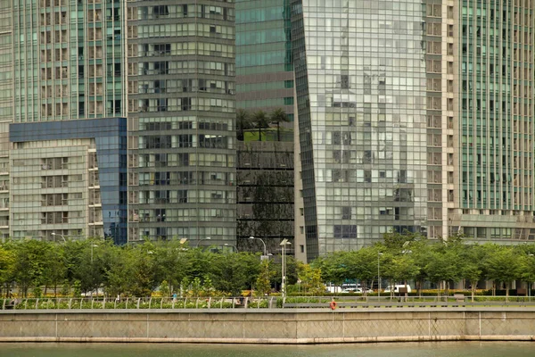 Urbanscape Στην Πόλη Της Σιγκαπούρης — Φωτογραφία Αρχείου