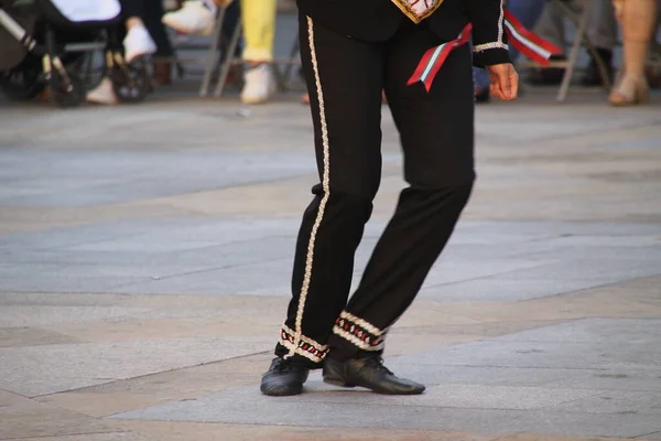 Baskisk Folkdans Gatufestival — Stockfoto