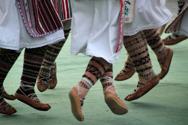 Danza Popular Serbia Festival Callejero — Foto de Stock