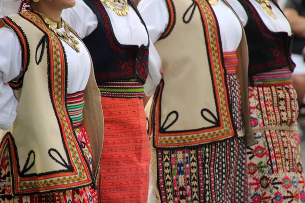 Serbiska Folkdans Gatufestival — Stockfoto