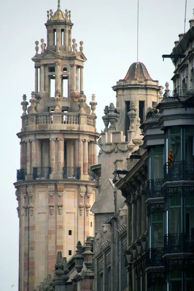 Stadtansichten Der Innenstadt Von Barcelona — Stockfoto