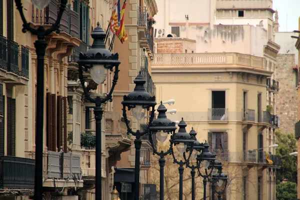 Stadtansichten Der Innenstadt Von Barcelona — Stockfoto