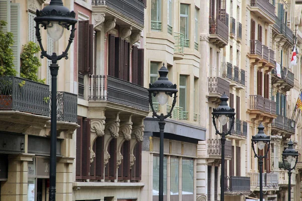 Vue Urbaine Dans Centre Barcelone — Photo