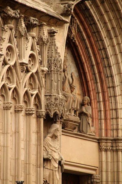 Stadsutsikt Centrala Barcelona — Stockfoto