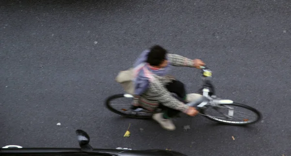 Cykling Stadsmiljö — Stockfoto