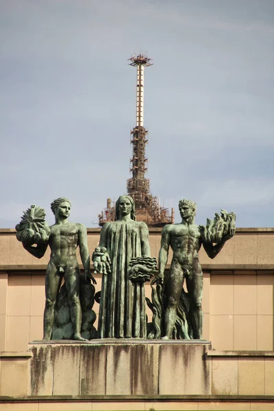 Escultura Centro Paris — Fotografia de Stock