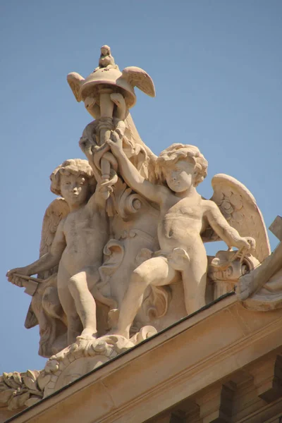 Estatua Artística Centro París —  Fotos de Stock