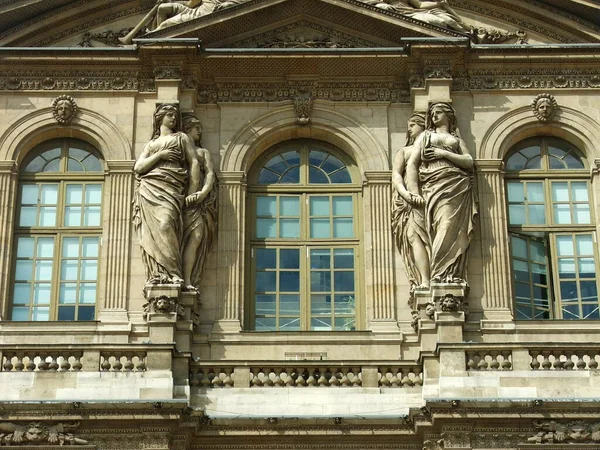 Estatua Artística Centro París — Foto de Stock