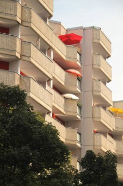 Berlin şehir merkezinde şehir manzarası