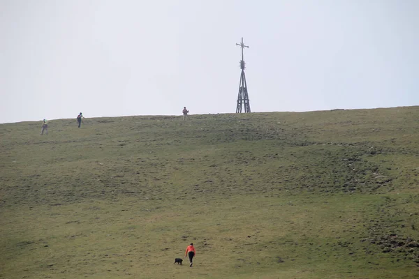 Senderismo Las Montañas Del País Vasco — Foto de Stock