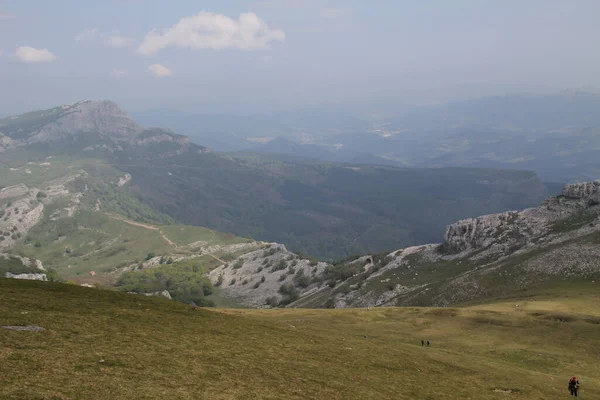 Escursioni Nelle Montagne Dei Paesi Baschi — Foto Stock