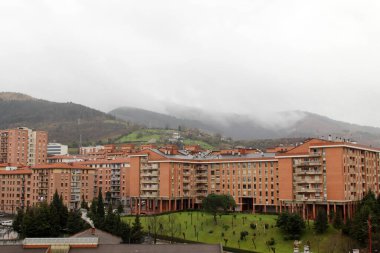 Bilbao şehrinde şehir manzarası