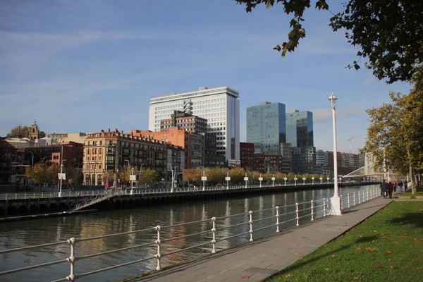 Vista Urbana Ciudad Bilbao — Foto de Stock