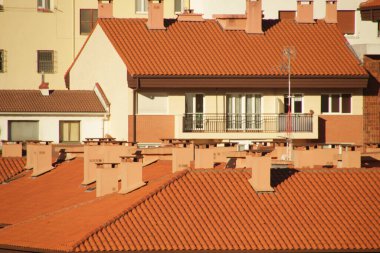 Bilbao şehrinde şehir manzarası