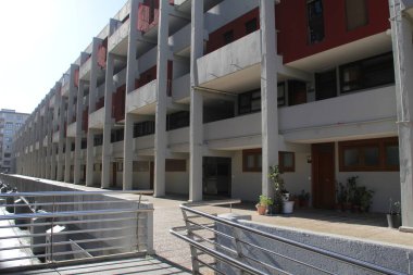 Bilbao şehrinde şehir manzarası