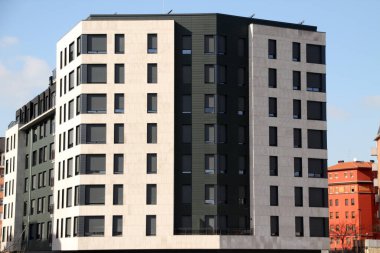 Bilbao şehrinin şehir manzarası