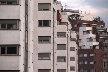 Bilbao şehrinin şehir manzarası