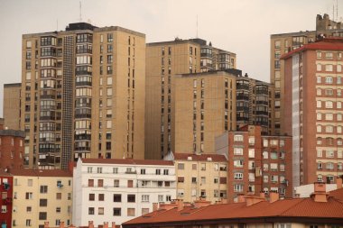 Bilbao şehrinin şehir manzarası