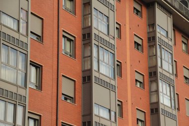 Bilbao şehrinin şehir manzarası