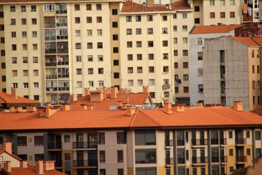 Bilbao şehrinin şehir manzarası