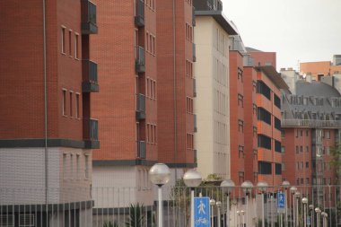 Bilbao şehrinin şehir manzarası