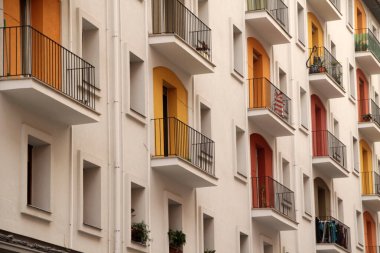 Bilbao şehrinin şehir manzarası