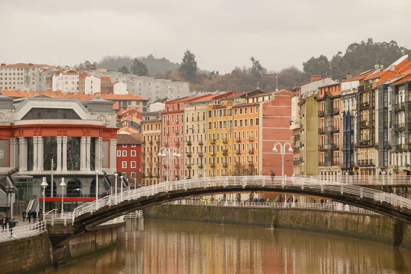 Gebäude Einem Viertel Von Bilbao — Stockfoto