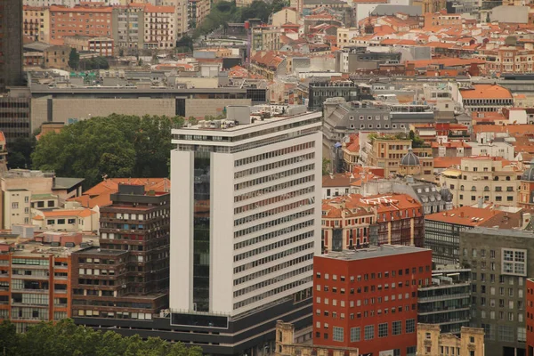 Byggnad Ett Område Bilbao — Stockfoto