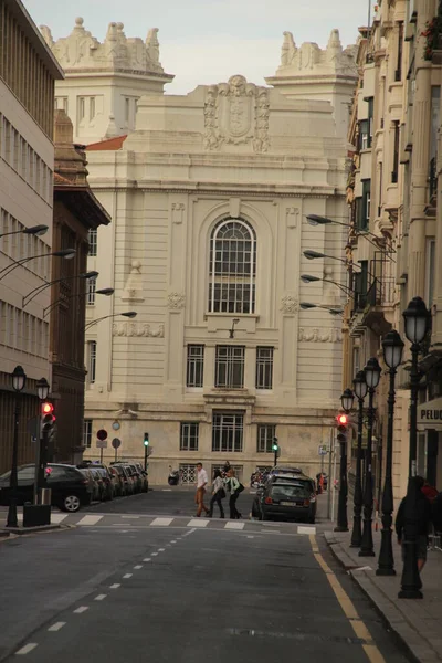 Vista Urbana Cidade Bilbau — Fotografia de Stock