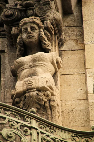 Skulptur Einem Gebäude Berlin — Stockfoto