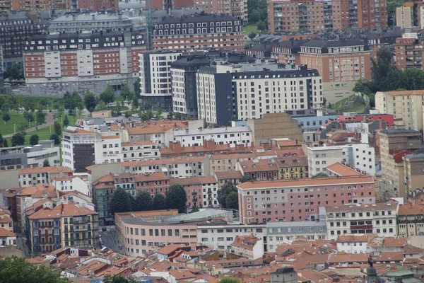 Budynek Mieście Bilbao — Zdjęcie stockowe